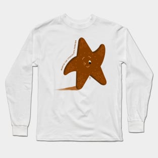 It's Martin the Chocolate Starfish Long Sleeve T-Shirt